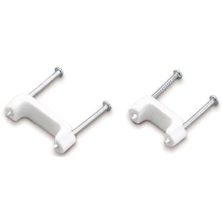 Gardner Bender PSM-1550T 0.5 in. Plastic Clip On Cable Staples, 25PK 442197